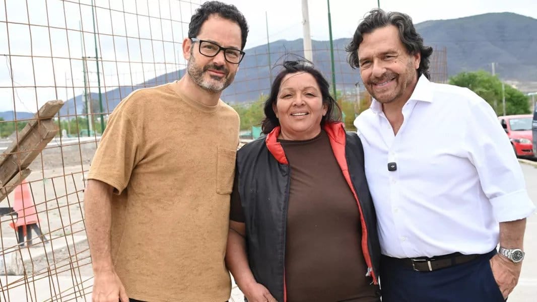 Gobernador Gustavo Sáenz e intendente Emiliano Durand inspeccionan el Complejo Norte Grande en Salta